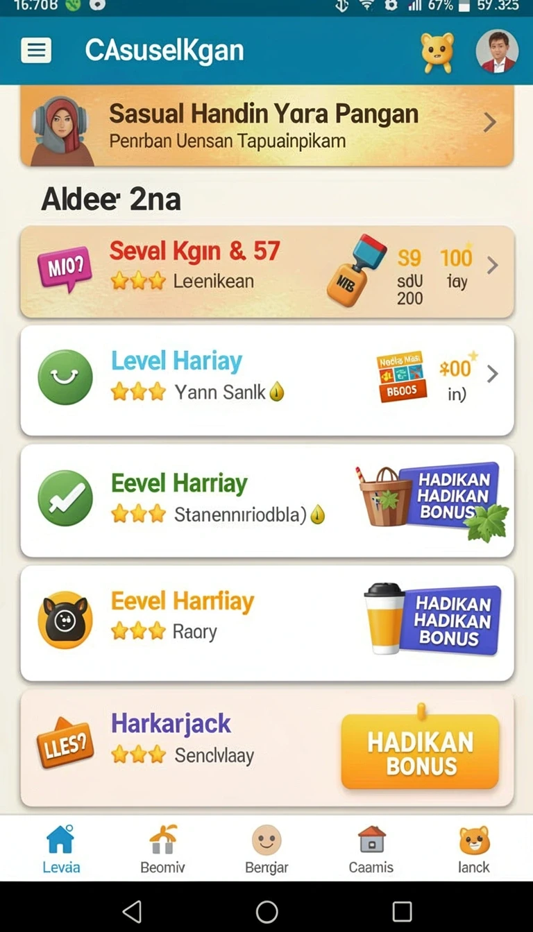 Beragam pilihan permainan menarik dalam aplikasi Download panen77 APK untuk Android.